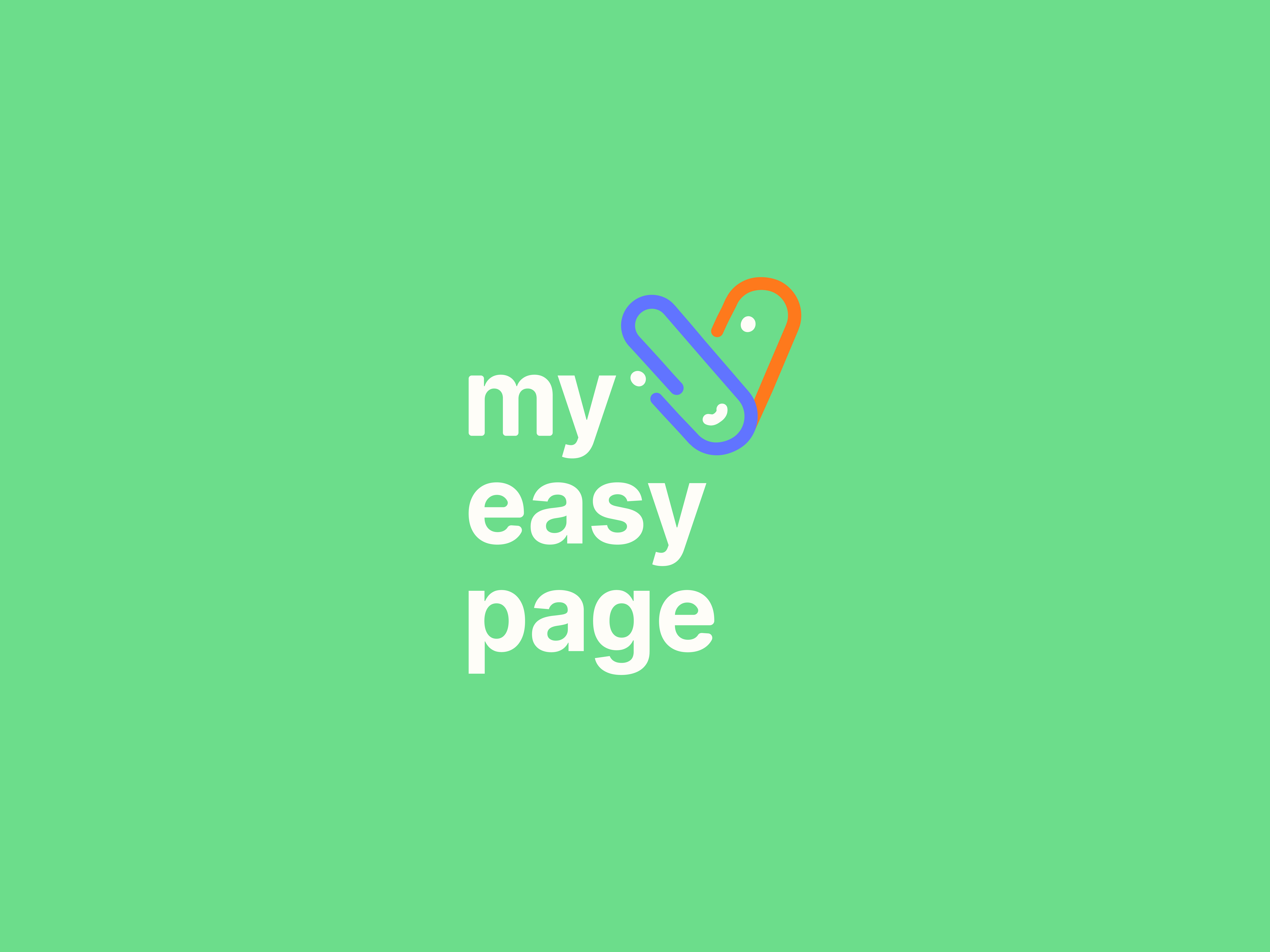 Digital Branding for My Easy Page app brand brand guidelines branding colour digital identity logo logo design minimal neon ux uı vector