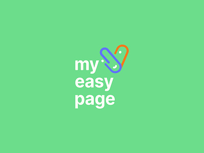 Digital Branding for My Easy Page app brand brand guidelines branding colour digital identity logo logo design minimal neon ux uı vector