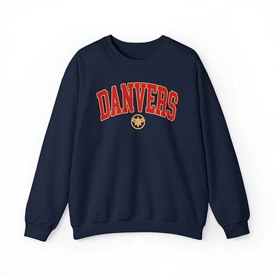 Brie Larson Danvers Sweatshirt avengers brie larson danvers design graphic design hero shirt sweatshirt