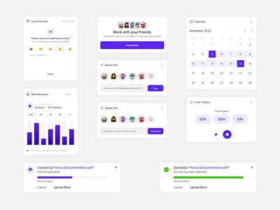 Task Manager UI Components design task manager ui ui components uiux user interface