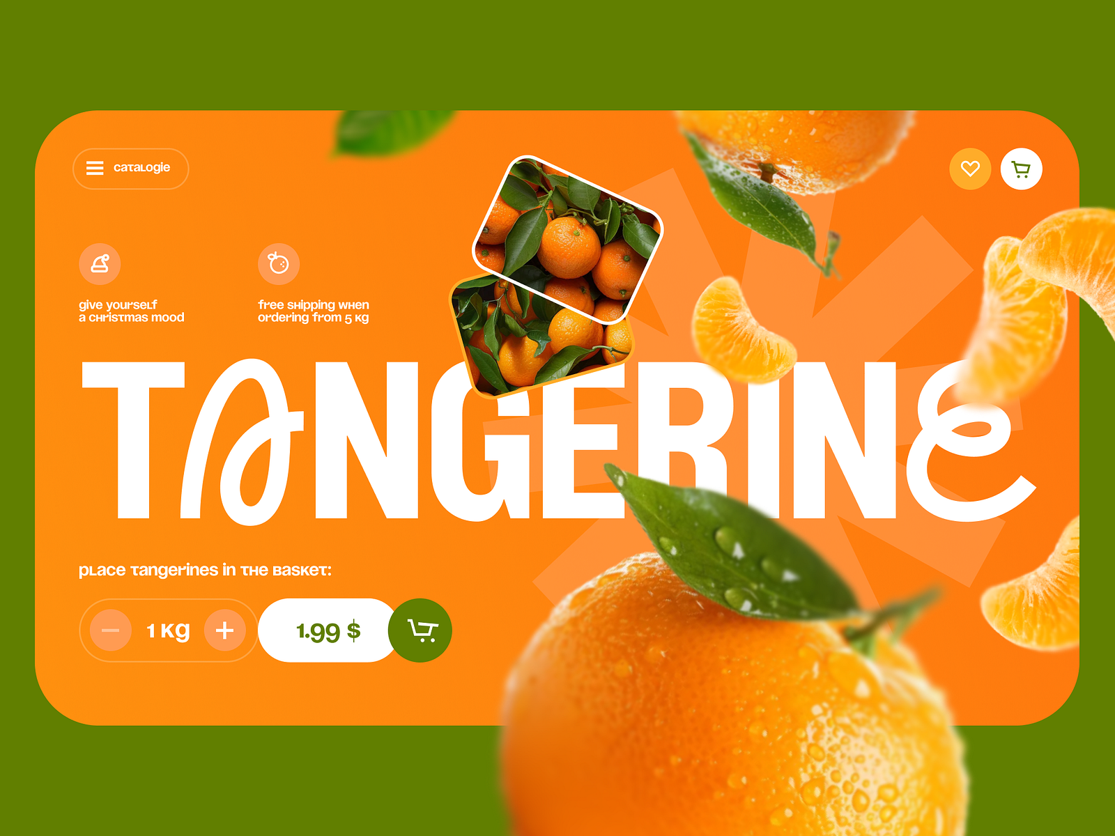 Fruit Shop Landing page website by Kris Anfalova on Dribbble