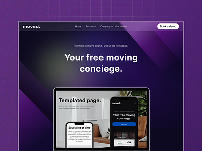 Moved.com | REDESIGN branding data visualization design graphic design illustration ty typography ui ux web