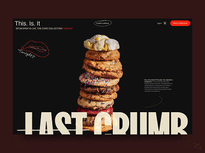 Last Crumb - redesign concept ecommerce ui web
