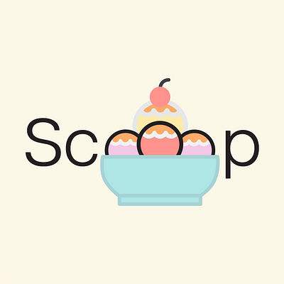 Logo Design - Scooop branding graphic design logo