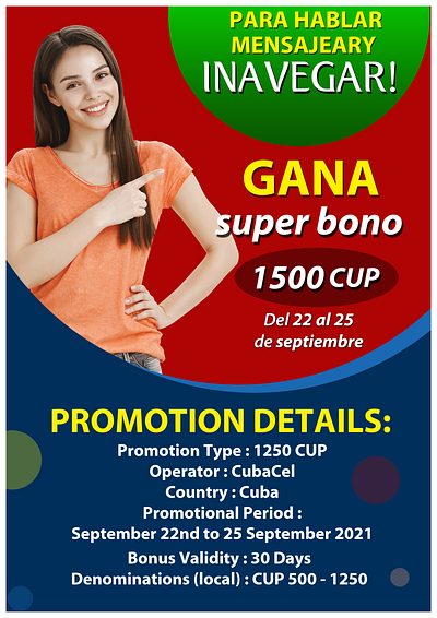 Gana Super Bono - Flyer brand design flyer