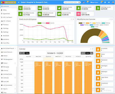 Hospital Managment System Software branding design graphic design logo ui ux