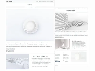 Clasic Minimalist White blog design web web design webdesign webiste website website concept website design