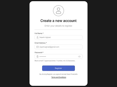 signup form app branding design figma graphic design illustration logo mobile ui ux