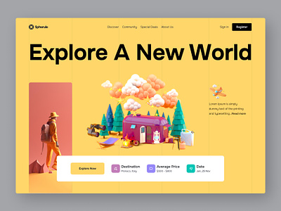 Travel website landing page Design best travel website best website design branding design designing website graphic design travel planning website travel websites ui ui website uiux ux web design web design website website design template website designer