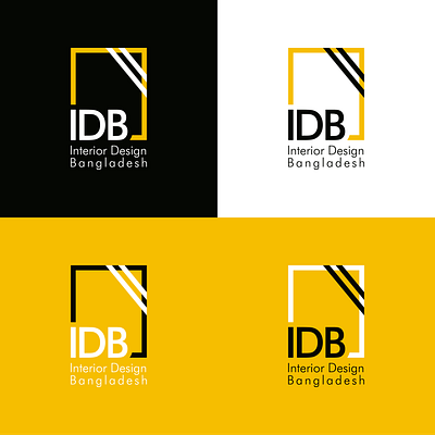 IDB LOGO 3d animation architectural logo bangladeshidesign branding creative graphic design line logo logo modern logo motion graphics new idea new logo