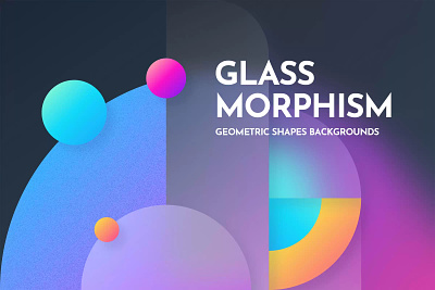 Glassmorphism Geometric Shape Backgrounds abstract background blur blurred dynamic fig figma geometric geometric shape glass glass effect glass morphism glassmorphism gradient illustration modern vector wallpaper