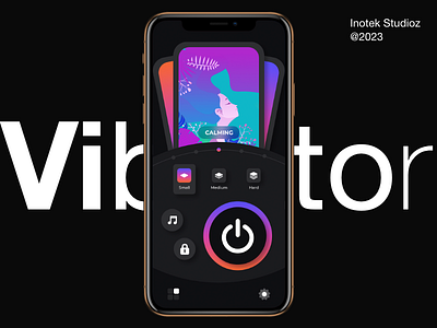 Strong Vibration graphic design icons illustration iphone x series meditation messanger mobile app ui ux vibration