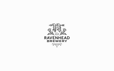 Ravenhead Brewery branding graphic design logo