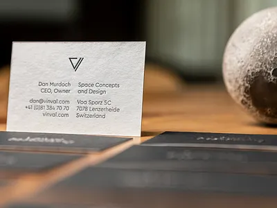 Vinval Gestaltung Business Card branding graphic design logo