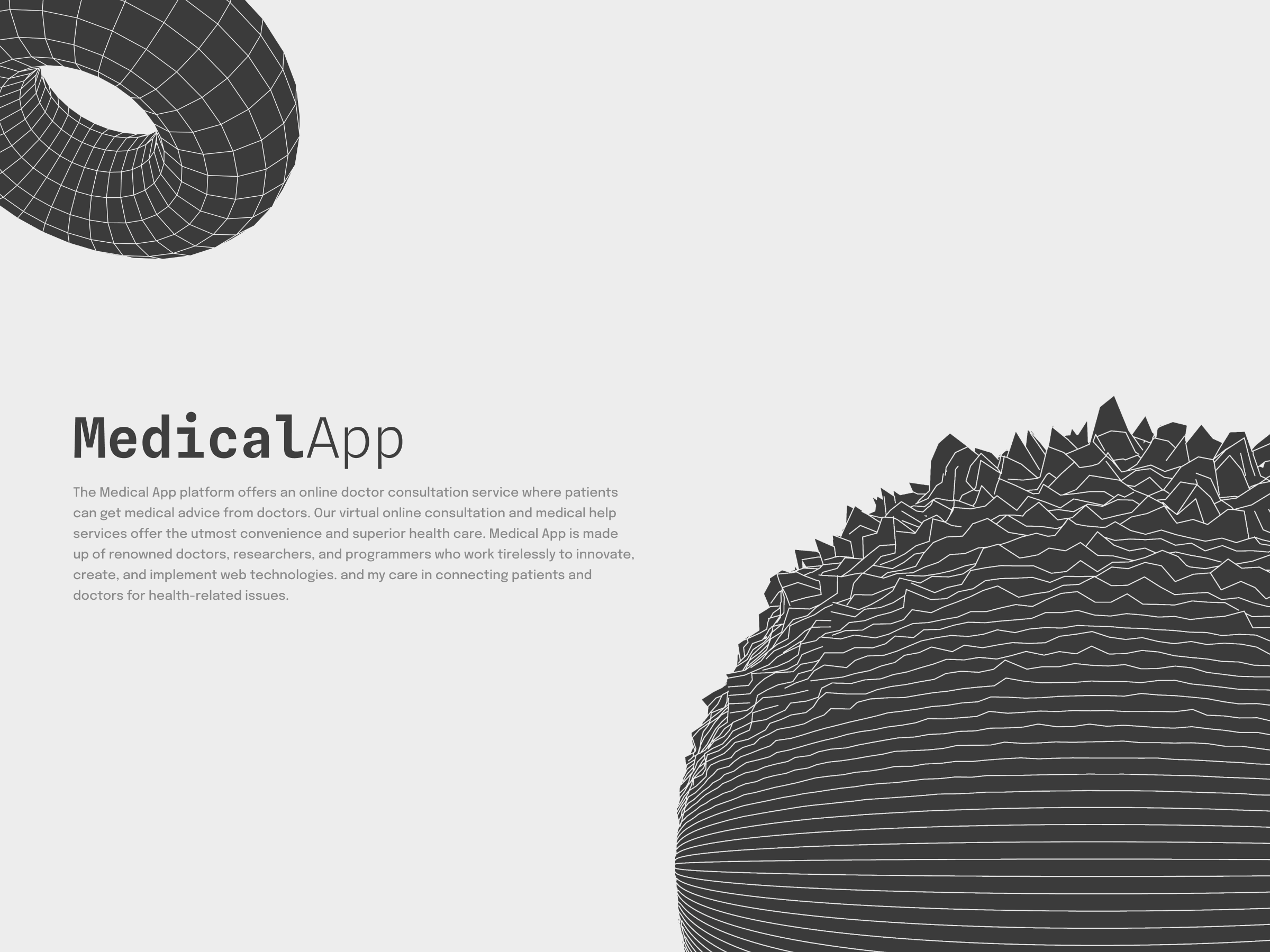 Medical App / Case Study app clean design doctor interface ios layout medical app mobile research ui user experience ux wireframe