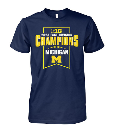Michigan Football 2023 Big Ten East Division Champions Shirt 2023 big ten east division champions shirt michigan football michigan winner 2023