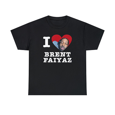 I Love Brent Faiyaz Shirt apparel brent faiyaz design graphic design hip hop i love brent faiyaz rnb shirt