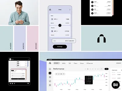 Crypto Nova Branding android animation app app design brand design brand guide branding design illustration ios logo logo design mobile top design ui ux