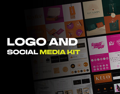 Logo and Social media kit 2024 brand identity branding logo social media kit