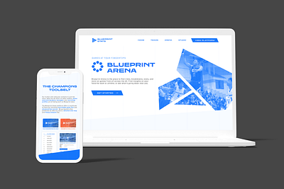 Blueprint Stats - Sports Analytics Website & App branding design responsive ui website design website development wordpress