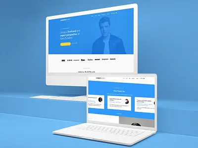 Connor Blakley - Personal Website design responsive ui website design website development