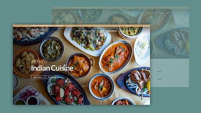 Saffron Indian Kitchen - Responsive Website branding design website design website development wordpress