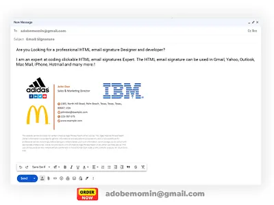 HTML Email Signature clickable html email signature clickable signature email email signature email signature html html email signature html signature outlook signature