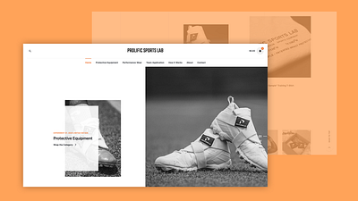Prolific Sports Lab - Sports Apparel & Media Company branding design graphic design website design website development wordpress