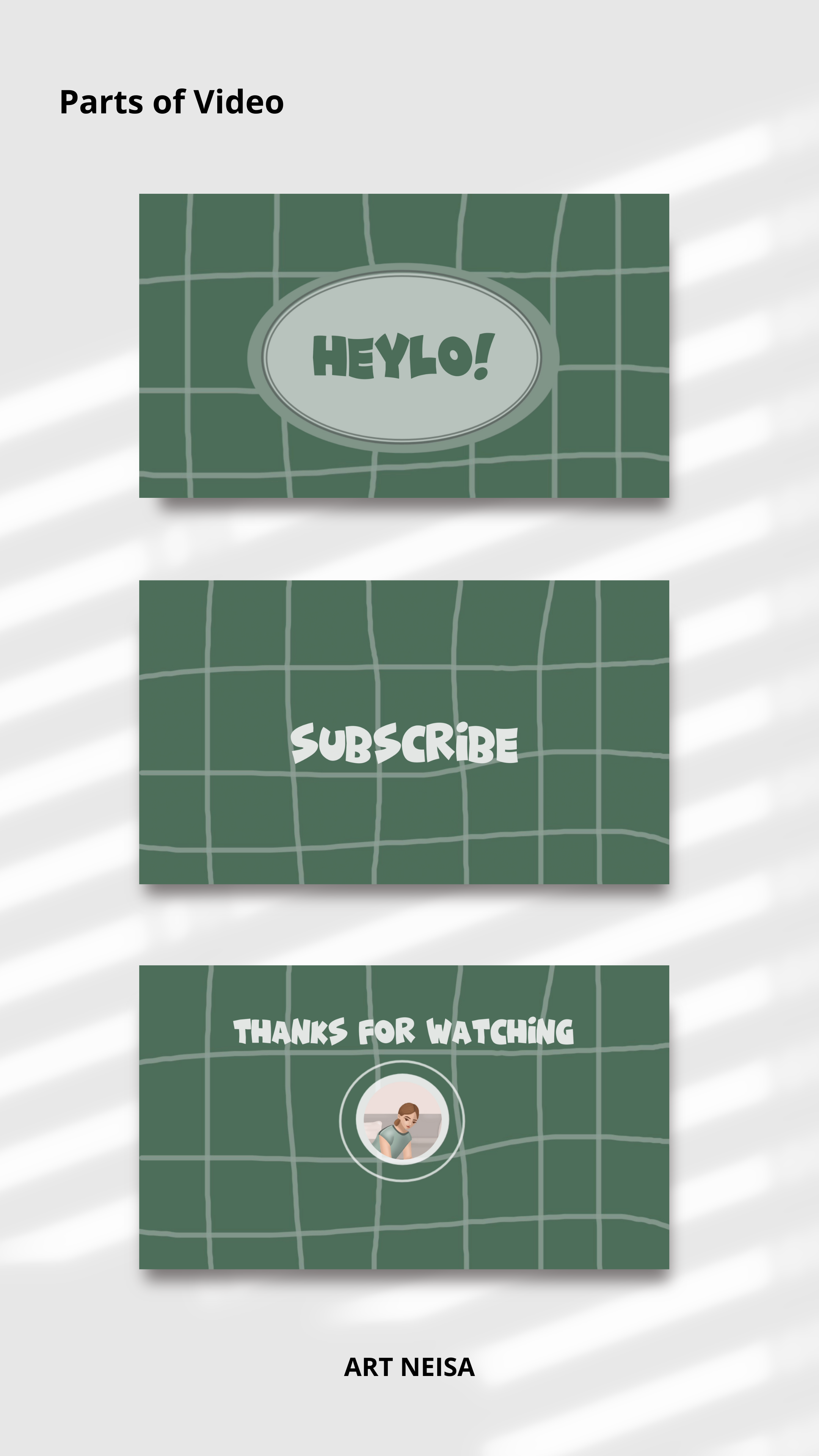 Green Grid Intro Template by Art Neisa on Dribbble