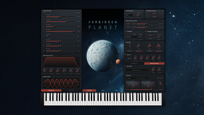 East West Sounds - Forbidden Planet artwork audio audio plugin gui ui vst vst plugin