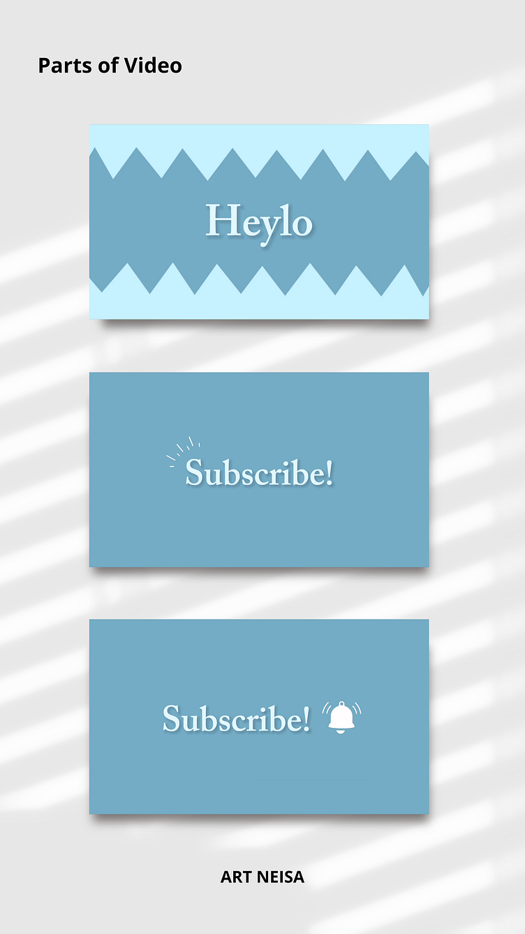 Minimalist 2d Intro Template By Art Neisa On Dribbble