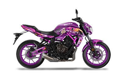 MOCKUP YAMAHA MT 07 2018-2019 branding design graphic design illustration logo motorcross ui vector vichle warp vinyl
