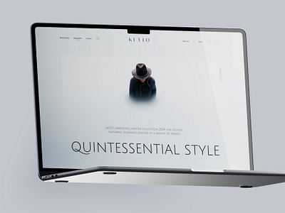 KETTO | Fashion brand website branding commerce concept design desktop fashion interaction interface landingpage online ui ux web webdesign website