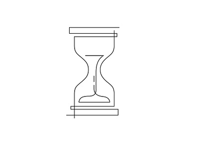 SSGA Icon Hourglass branding design graphic graphic design hourglass icon illustration lineart logo schedule ui vector