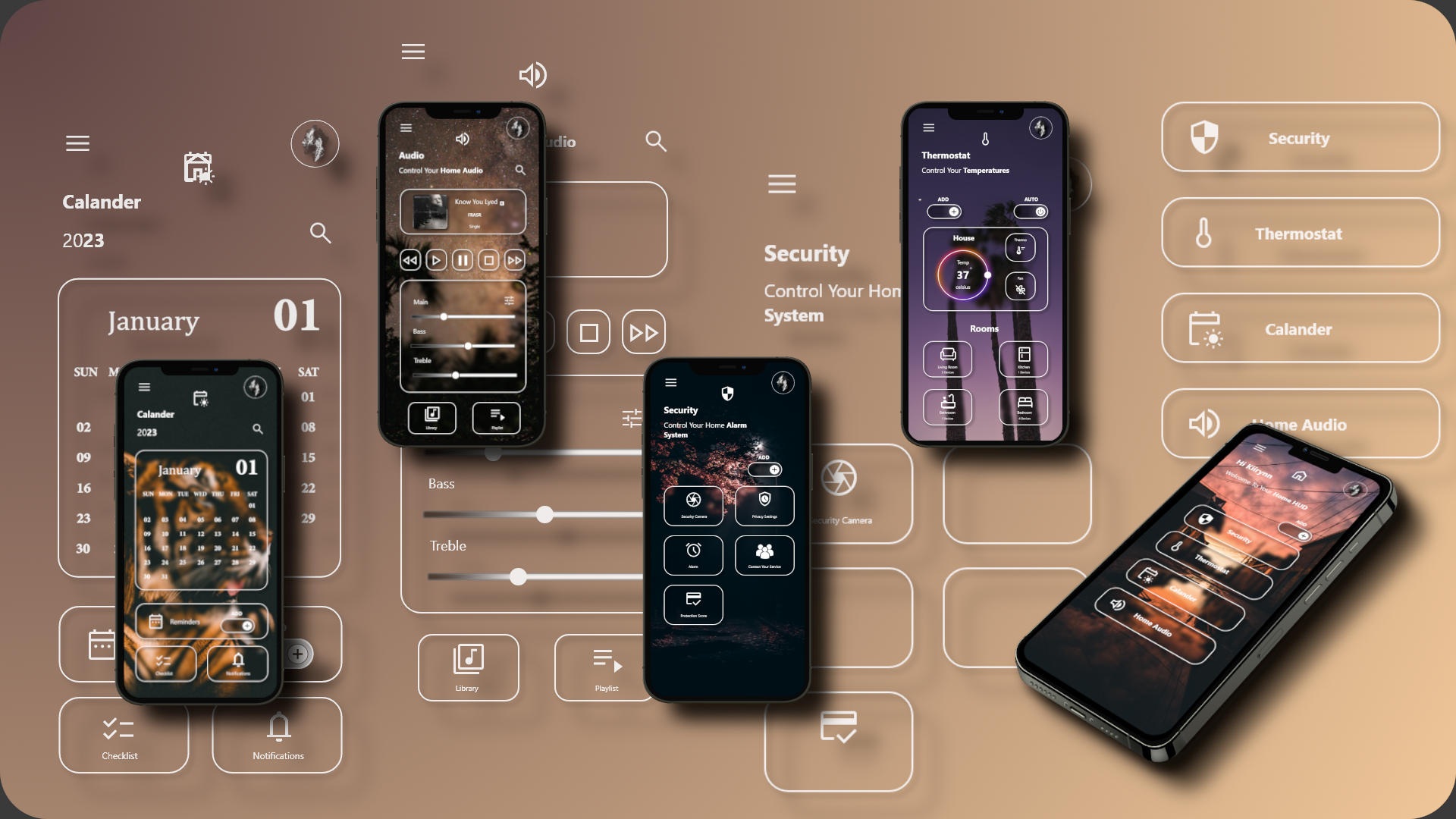 SmartHome App Concept adobe xd apple iphone ui ux