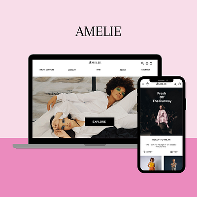 Luxury Fashion E-Commerce Design design feedback ui ux web design