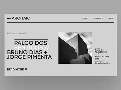 Website of the architectural bureau architecture web
