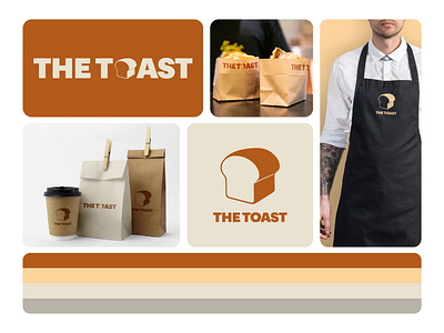 THE TOAST brand branding design doha graphic design ill illustration illustrator laghmich logo logotype monogram qatar typography ui vector