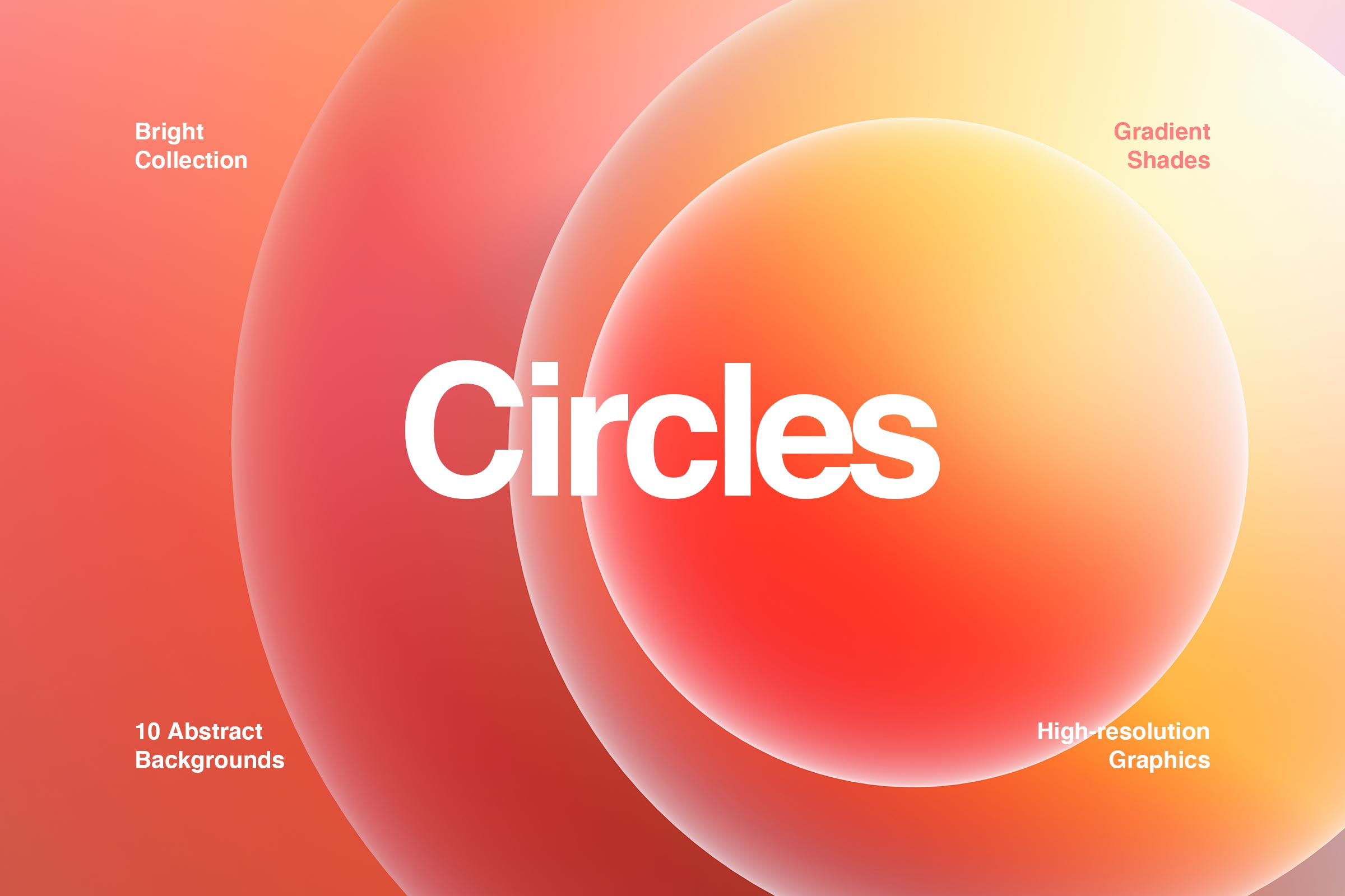 Example of Gradient Circle Backgrounds