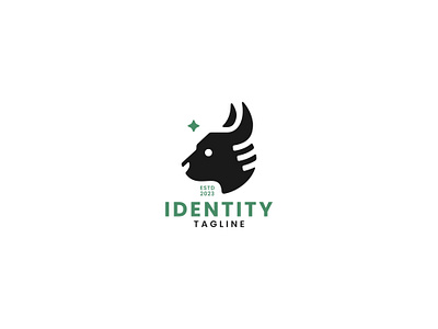 Dynamic Bull Logo branding bull business company corporate design dynamic internet modern vector