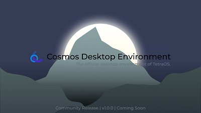 Cosmos UI - Coming Soon cosmos design desktop environment k10398 tetraos ui ui skin
