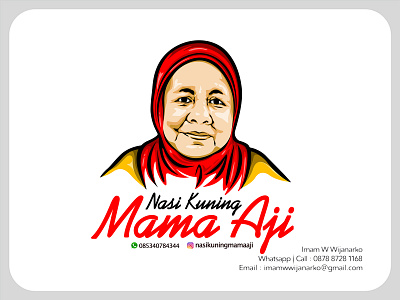 #grandmalogo cake woman logo cartoon logo character logo culinary logo custom logo food logo grandma logo grandmother logo jasa desain logo lettering logo logo chef hijab logo dapur bunda logo dapur mama logo karakter logo kuliner logo my face logo nasi kuning my face logo portrait logo restaurant logo