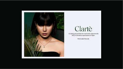 Clarte brand identity fashion brand high end brand logo design luxurious luxury brand modern logo