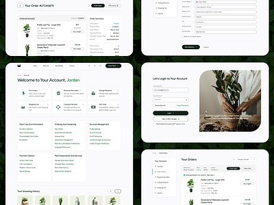 Plant Store Account Page account account dashboard change password customer orders customer profile order hishotry order history order specific personal information user profile
