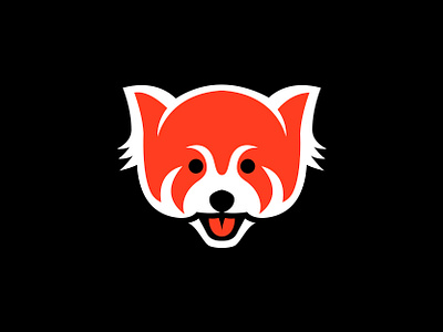 Red Panda Logo adorable