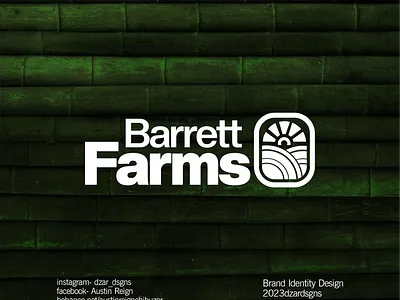 Brand identity design for Barrett Farms branding graphic design logo