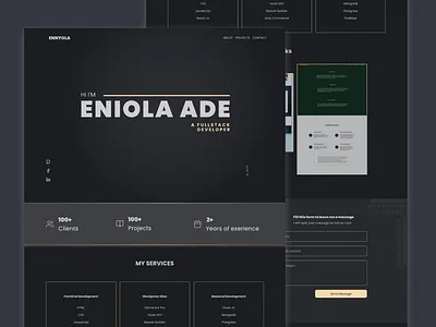 Fullstack developer's portfolio sample app behance dribble figma mobileui product design product designer ui ui desingner uidesign uiuxdesign web designer web developer webdesign wordpress