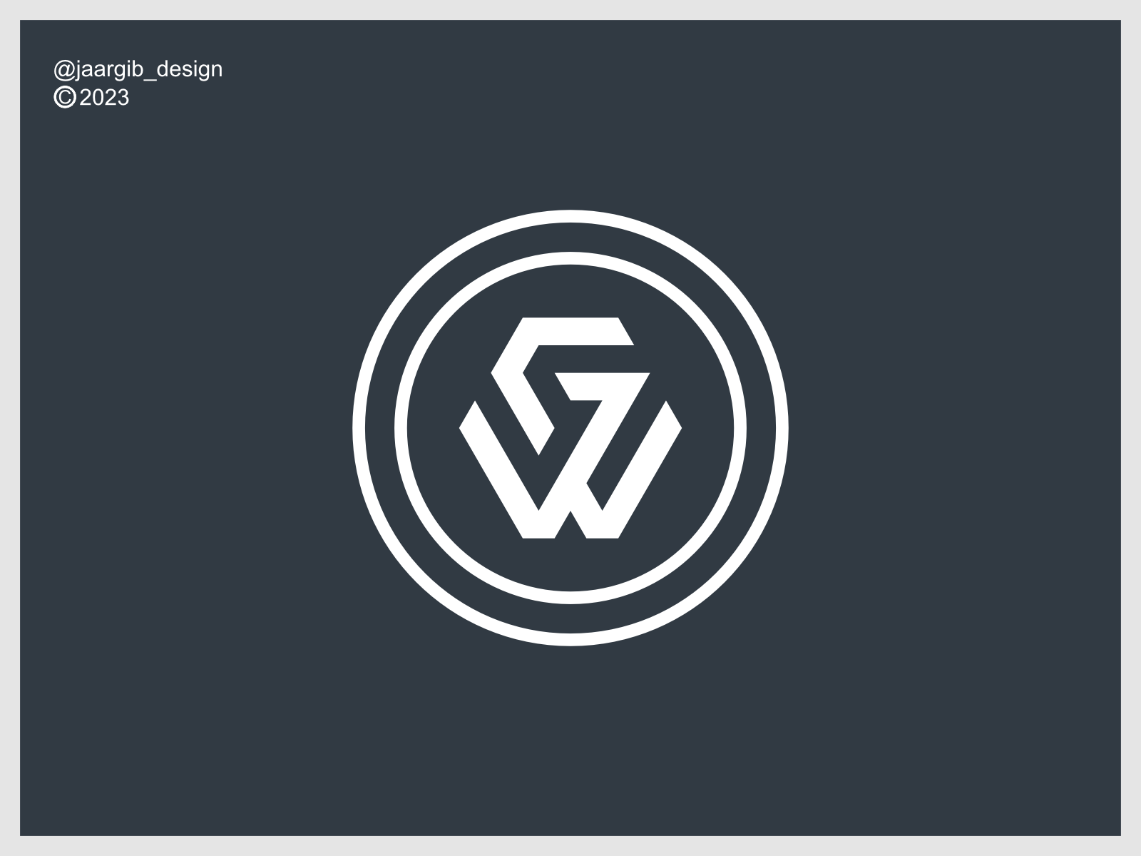 Premium Vector | Gw logo