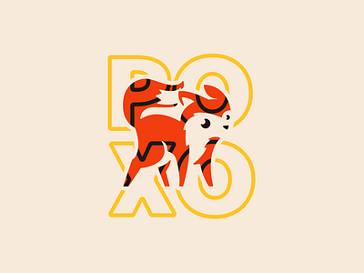 POXO Logo concept brand branding design fox foxlogo graphic design illustration kidsapparel logo logodesign logodesigns vector