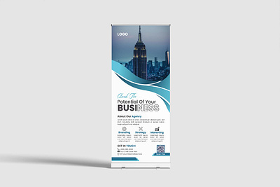 BANNER TEMPLATE DESIGN banner creative design graphic design modern pull up roll up vector